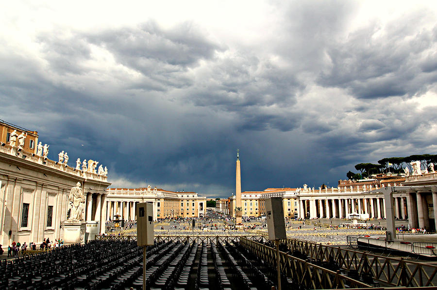 Vatican Sky Photograph by Steve Natale