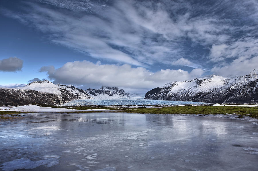 Vatnajokull Glacial Landscape Photograph by Merten Snijders