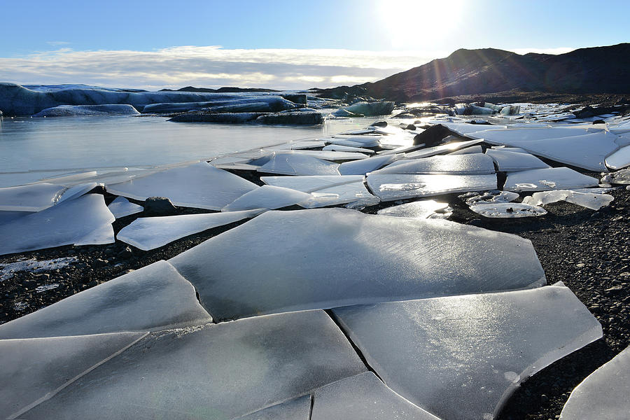 Vatnajokull Glacier In Iceland Photograph by Nanut Bovorn