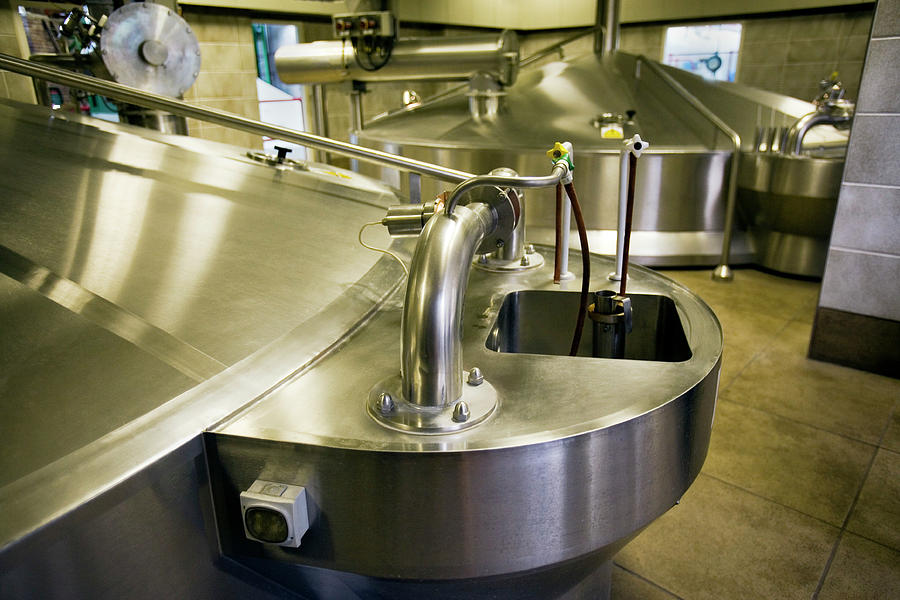 Vats In Brewery Photograph by Adam Hart-davis/science Photo Library