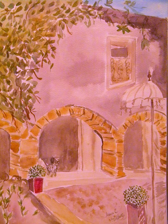 Vaucluse Provence Painting by Manuela Constantin