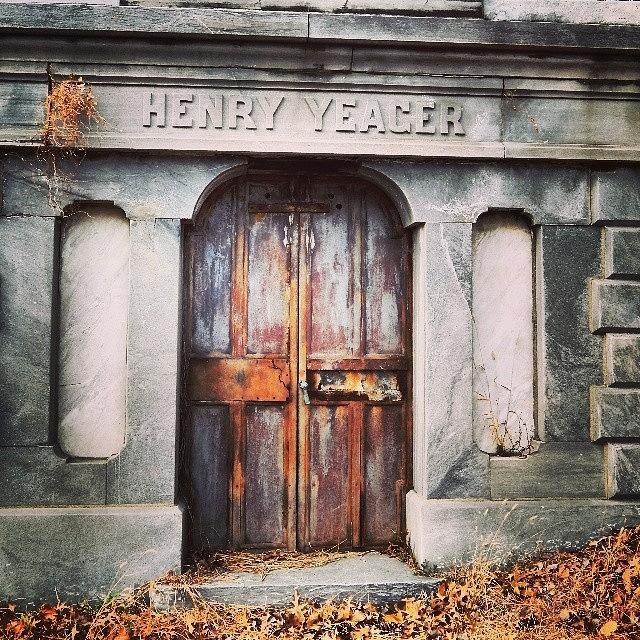Philadelphia Photograph - #vault #cemetery #philadelphia by Brian Harris