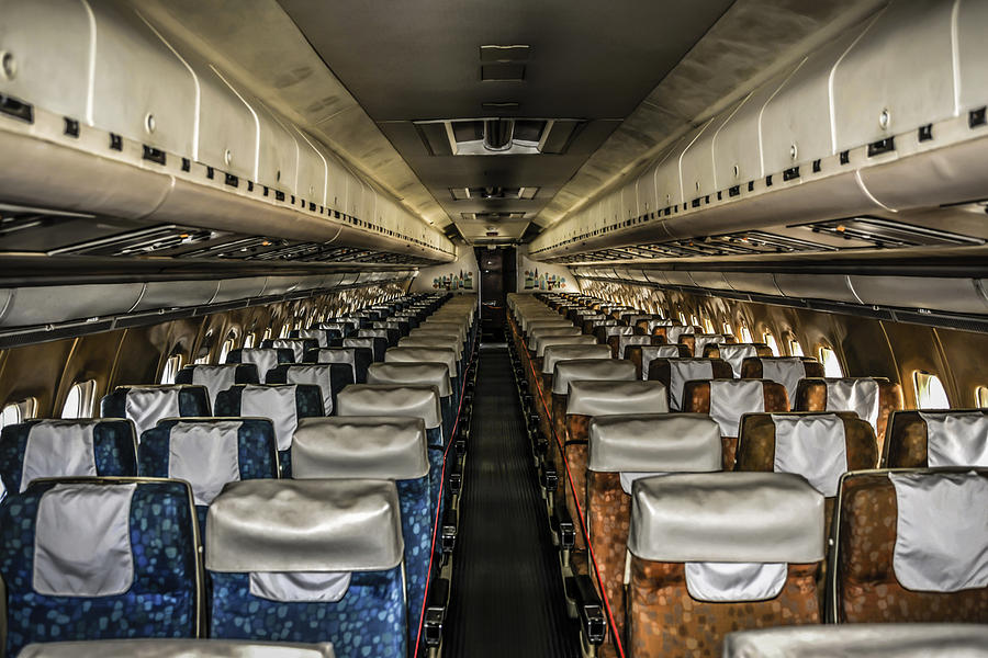 VC10 Economy Seating Photograph by Chris Smith