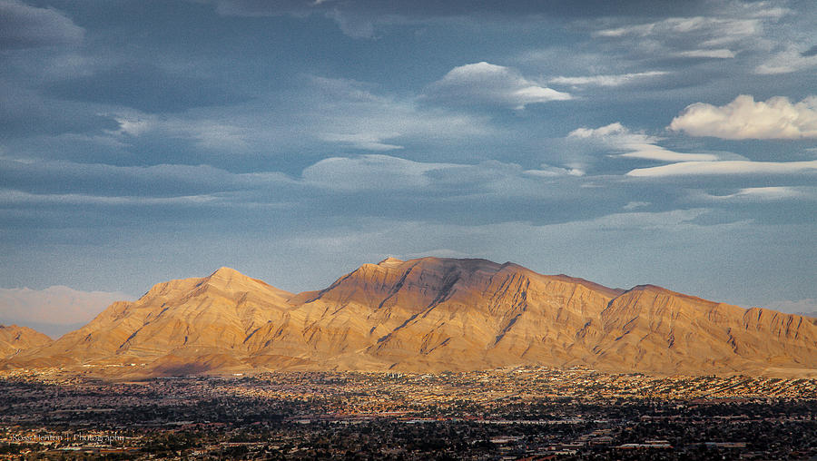 Vegas Mountains Photograph by Ross Henton