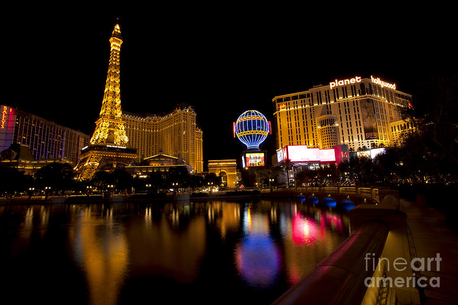 Vegas Night Photograph by Anthony Totah