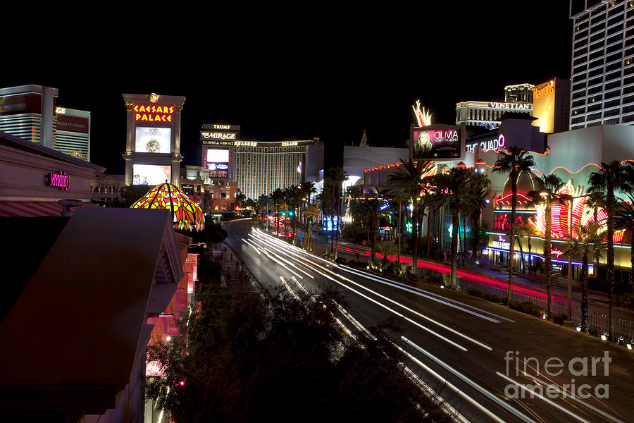 Vegas Nightlife Photograph by Anthony Totah