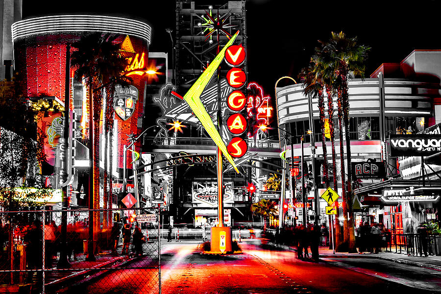 Las Vegas Photograph - Vegas Nights by Az Jackson