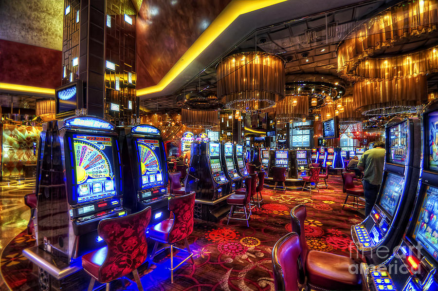 Vegas Slot Machines Photograph by Yhun Suarez