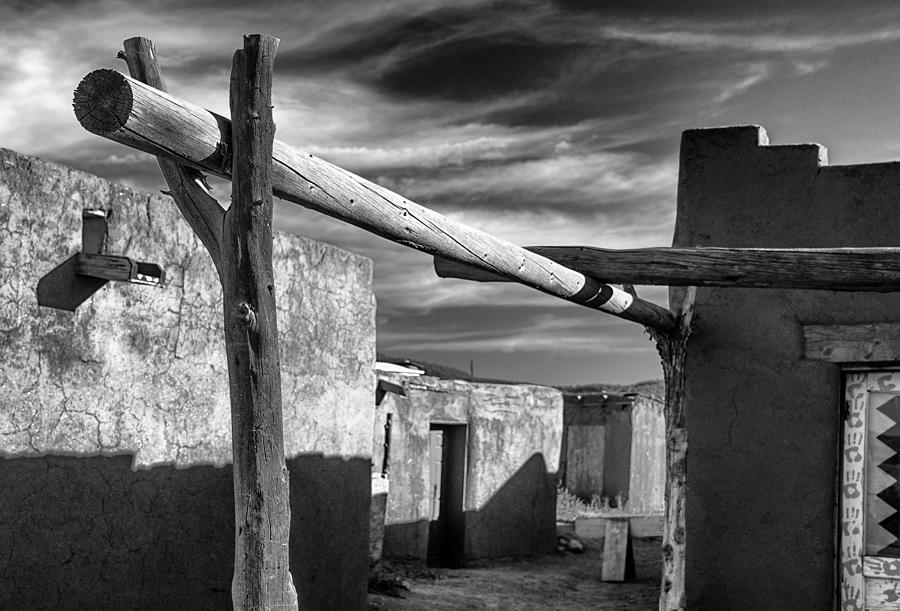 Vigas Taos Pueblo Horizontal Photograph by Gary Warnimont