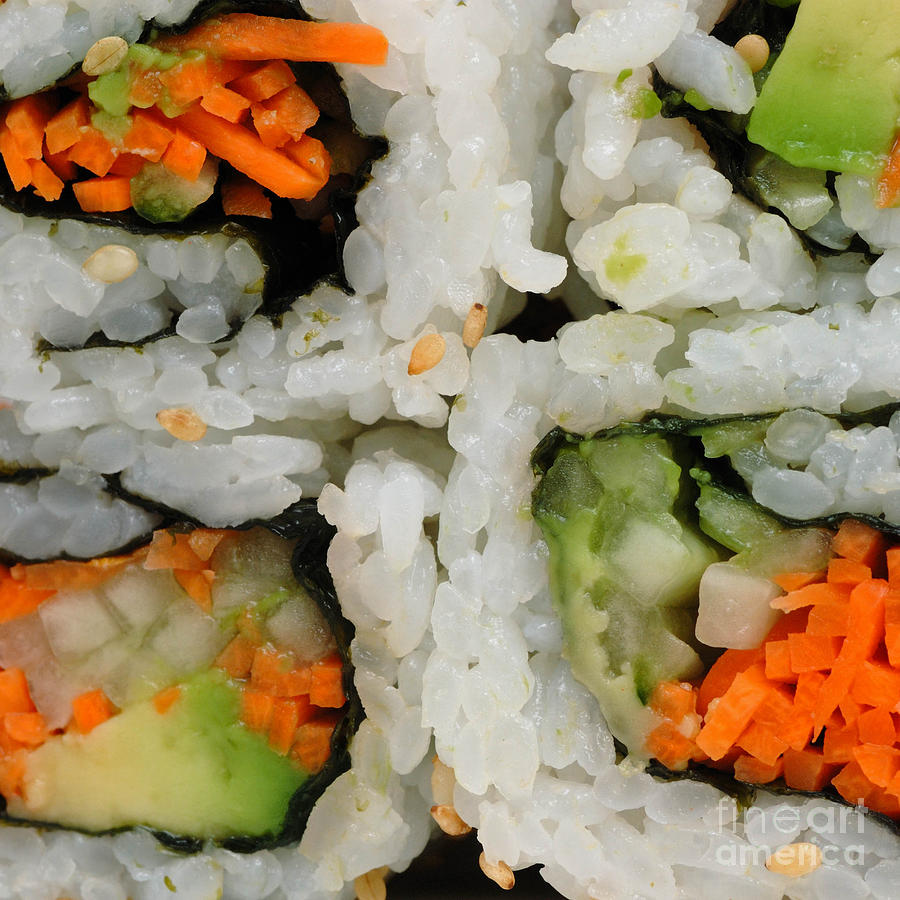 Vegetable Photograph - Vegetable Sushi by Amy Cicconi