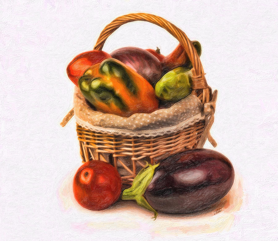 Vegetable2199 Painting by Dean Wittle
