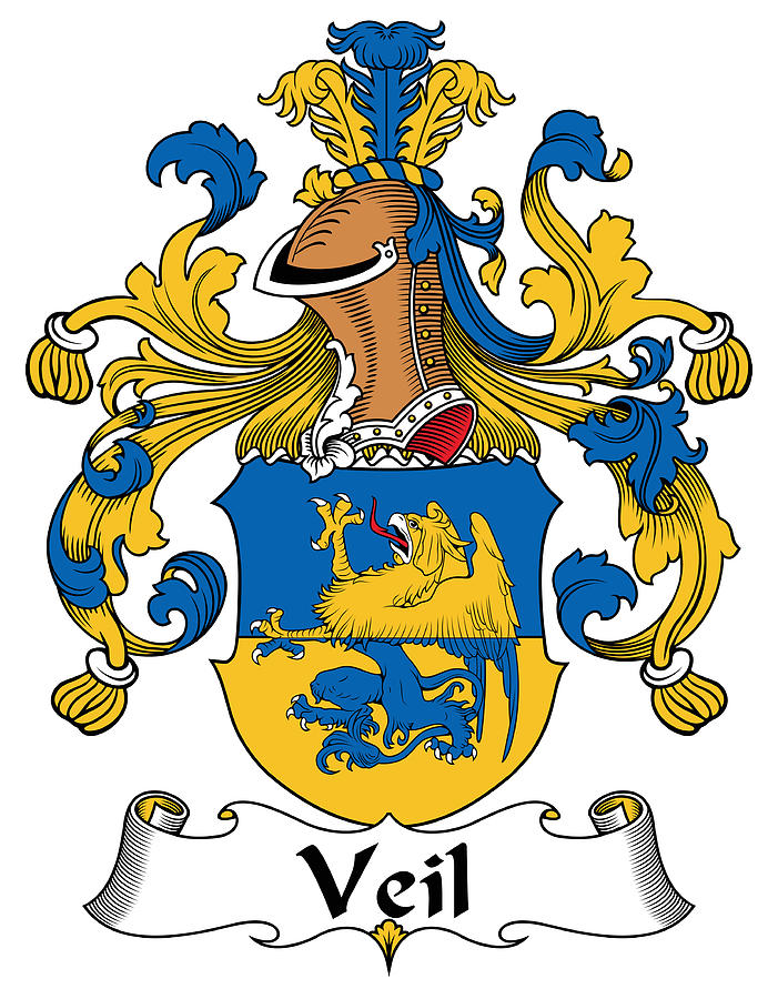 Veil Coat of Arms German Digital Art by Heraldry | Pixels