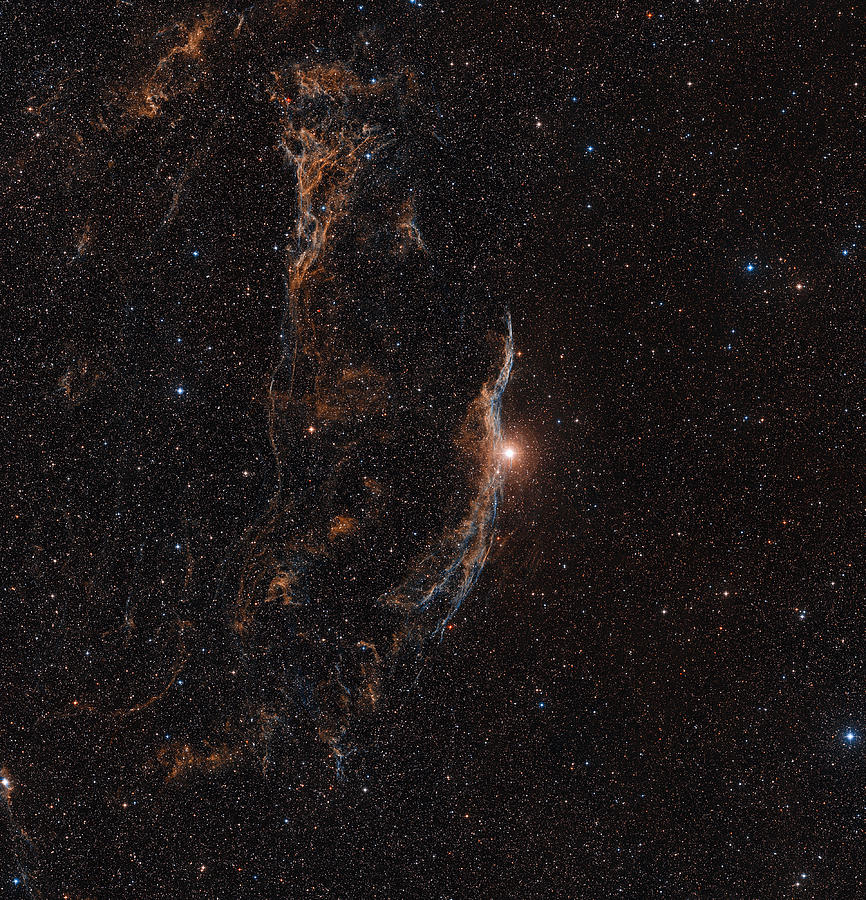 Veil Nebula, Ngc 6960, Supernova Remnant Photograph by Science Source