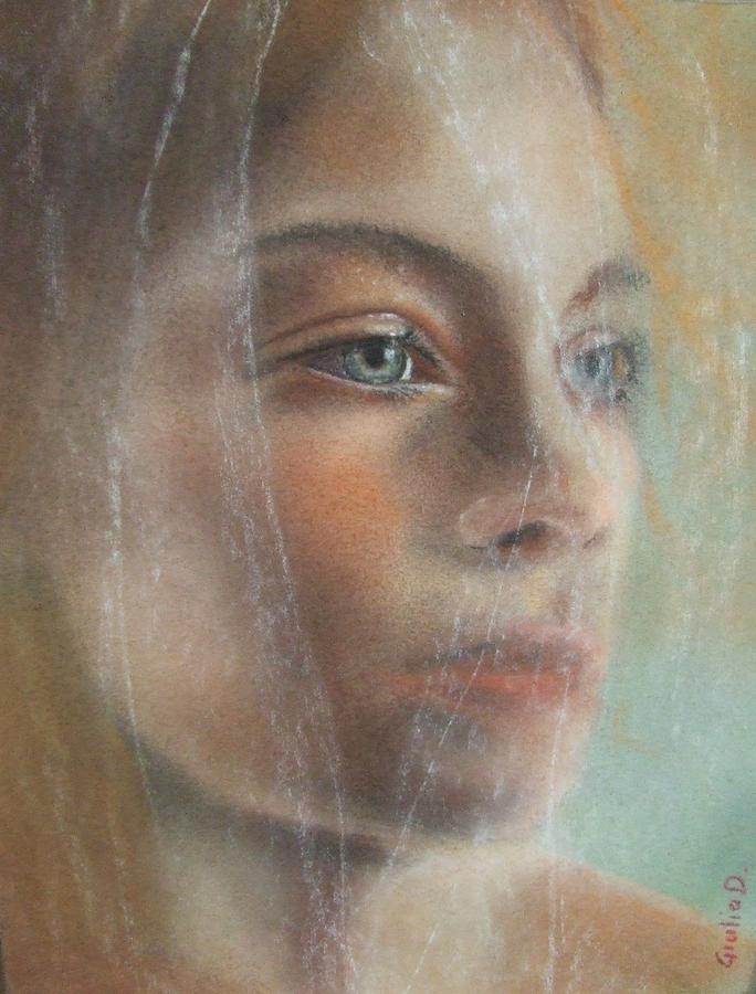 Portrait Painting - Veil by Olinela
