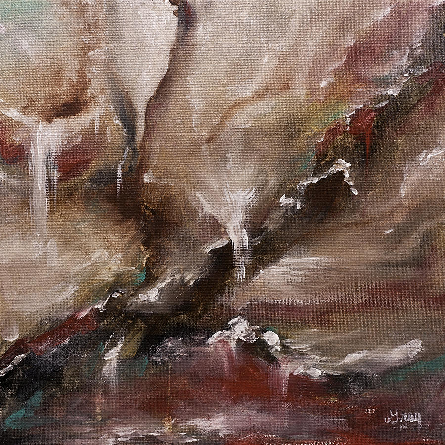 Veil Was Torn 2 Painting by Gray  Artus