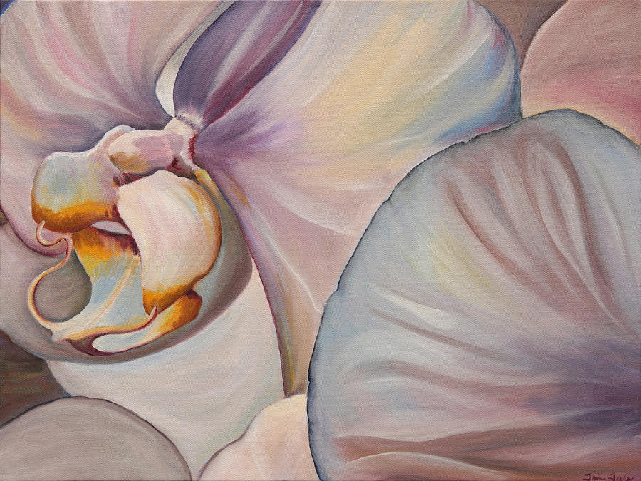Veiled Whites Painting by Trina Teele