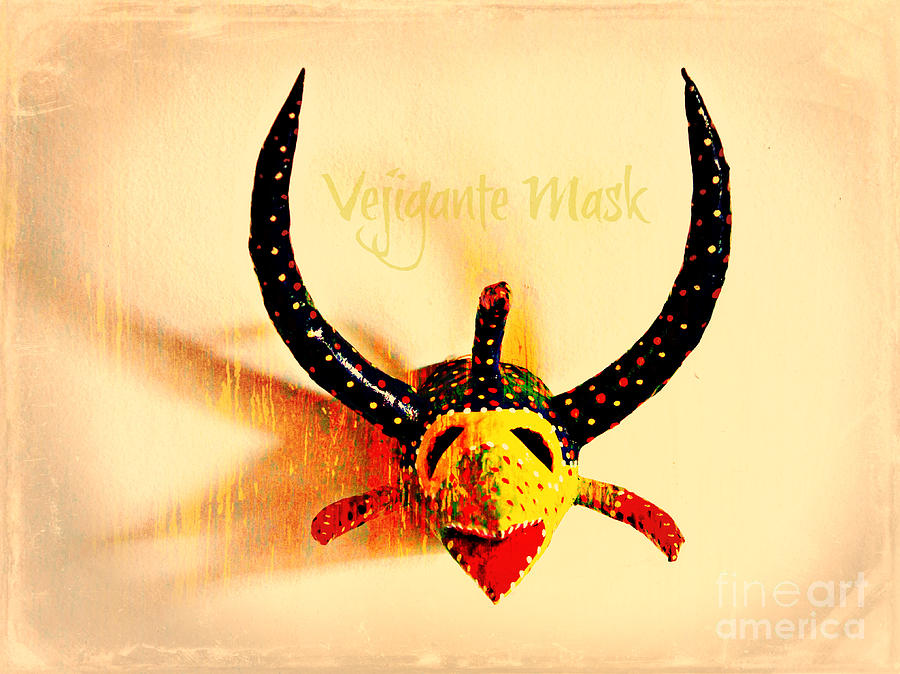 Vejigante Mask Photograph by Lilliana Mendez