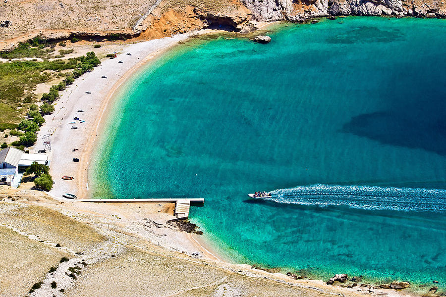Vela luka turquoise beach Krk Croatia Photograph by Brch Photography