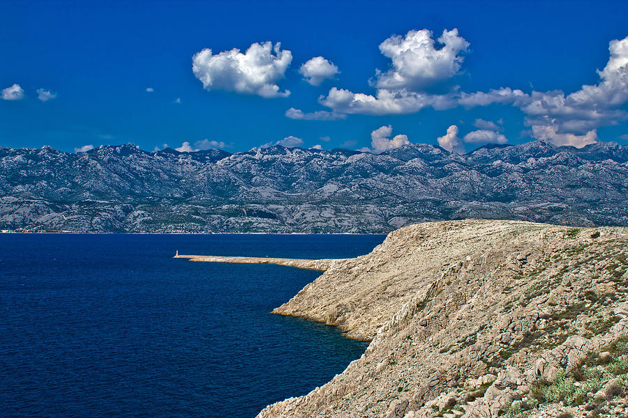 Velebit mountain from Island of Pag Photograph by Brch Photography