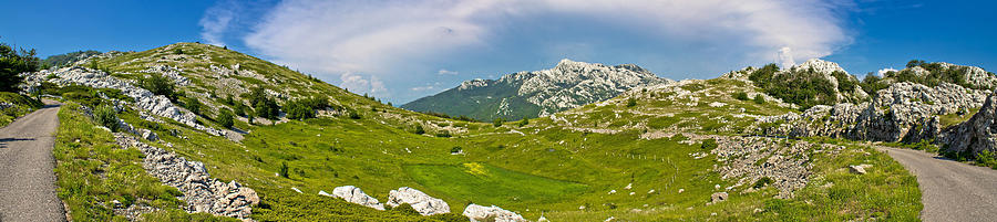Velebit mountain wilderness panoramic view Photograph by Brch Photography