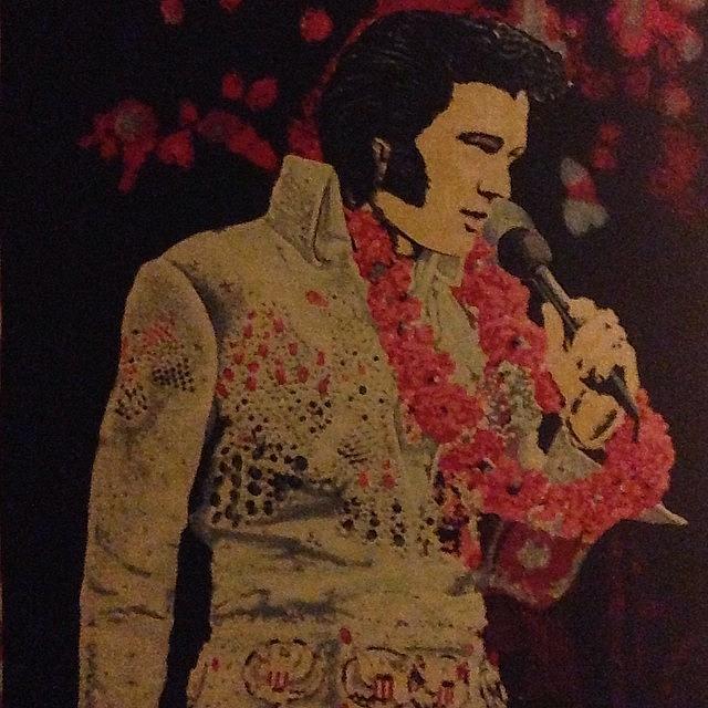 Elvis Presley Photograph - #velvet #elvis #velvetelvis by J Hannele