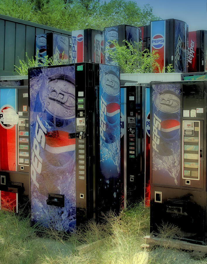 Vending Machine Graveyard II Photograph by Tony Grider
