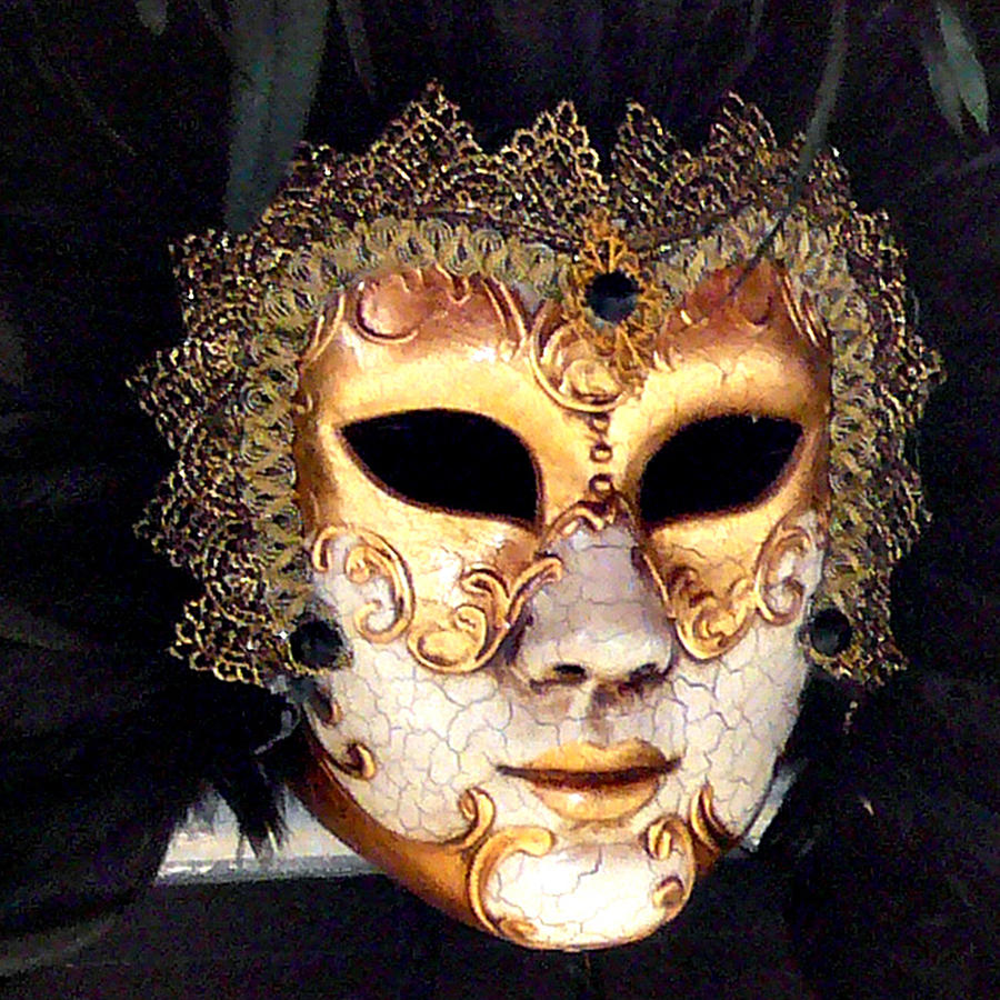 Venetian Mask Photograph by Marj Fiore - Pixels