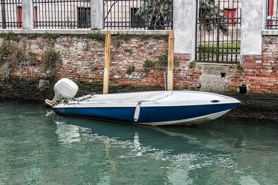 Architecture Photograph - Venetian Boat by Francesco Rizzato