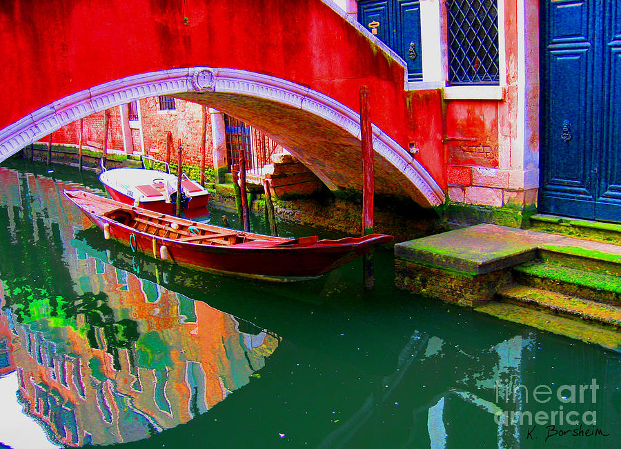 Architecture Photograph - Venetian Canal I by Kelly Borsheim