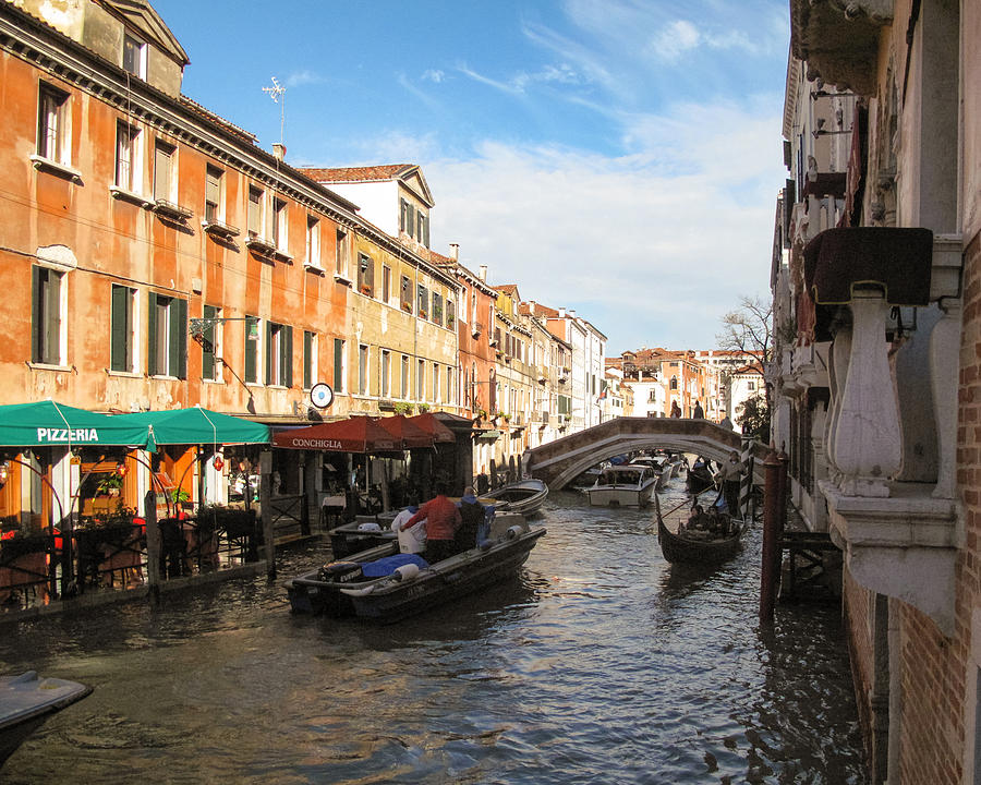 Venetian Canal Photograph by Joe Winkler