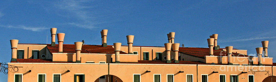 Venetian Chimneys Photograph by Mariarosa Rockefeller