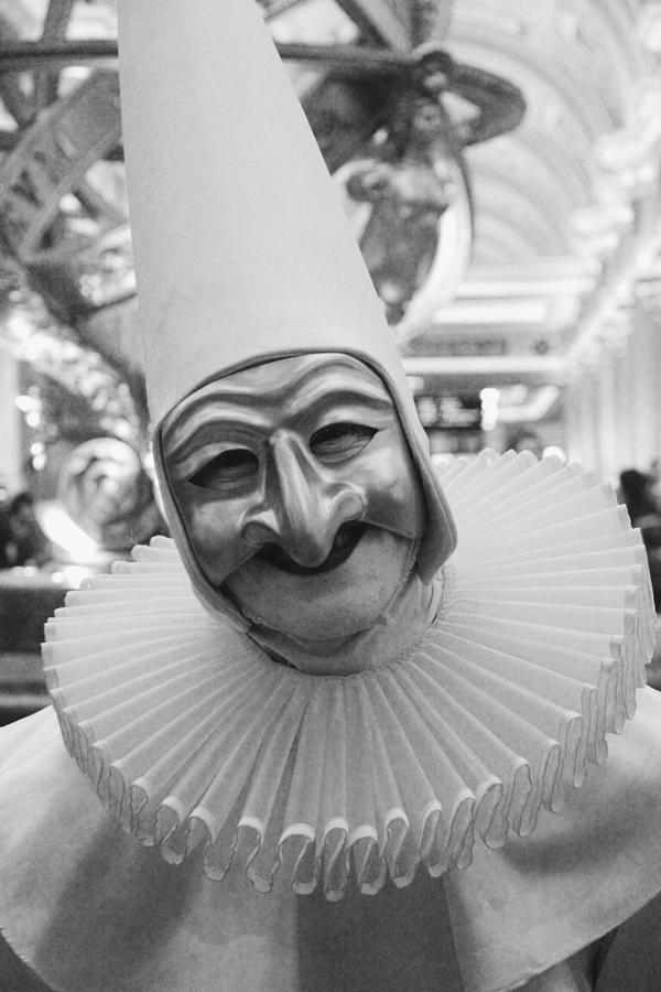 Masquerade Photograph - Venetian Clown  by Joana San Jose