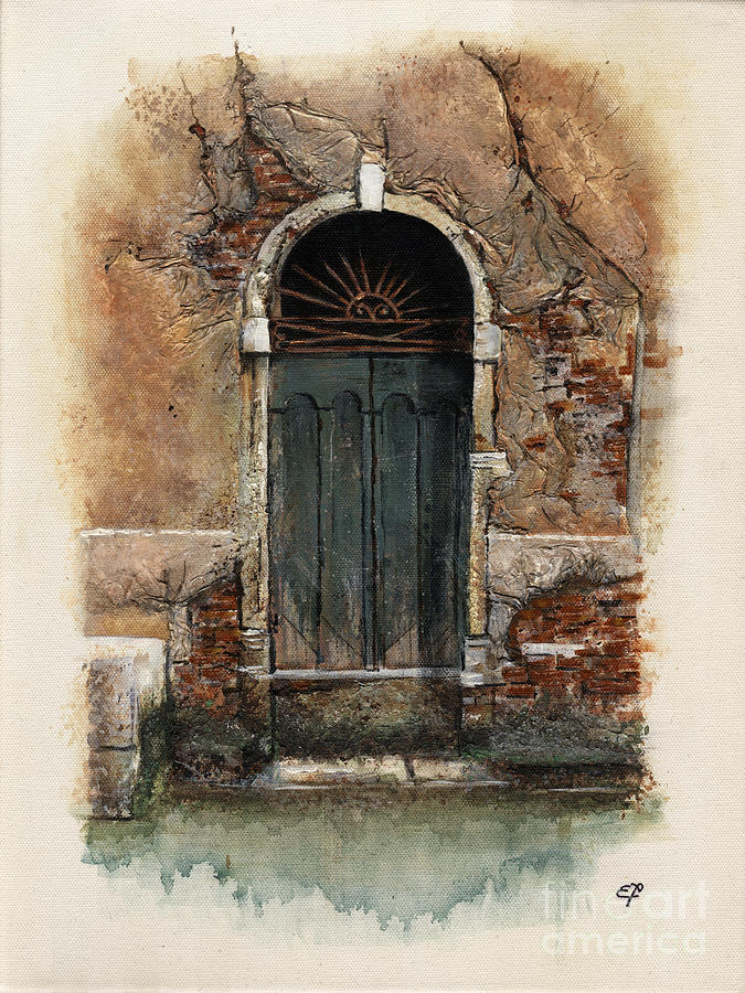 Venetian Door 01 Elena Yakubovich Painting