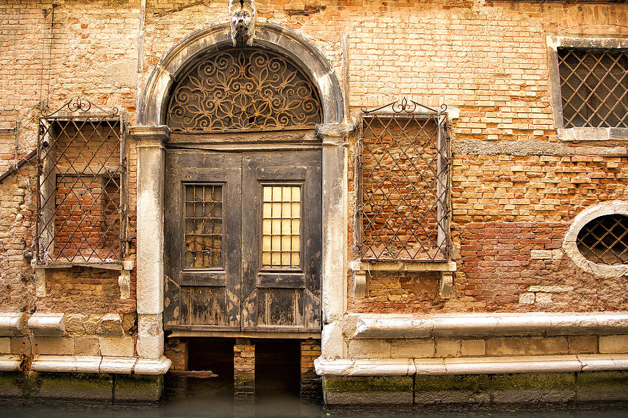 Venetian Doorway Photograph by Peggy Kahan