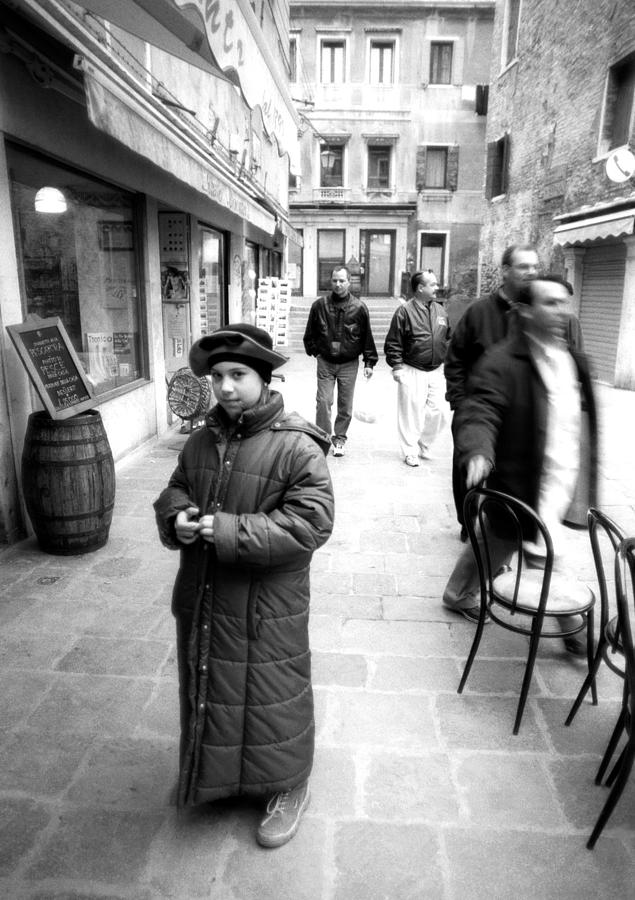 Venetian Girl Venice Italy 1998 Photograph by Heidi Wild