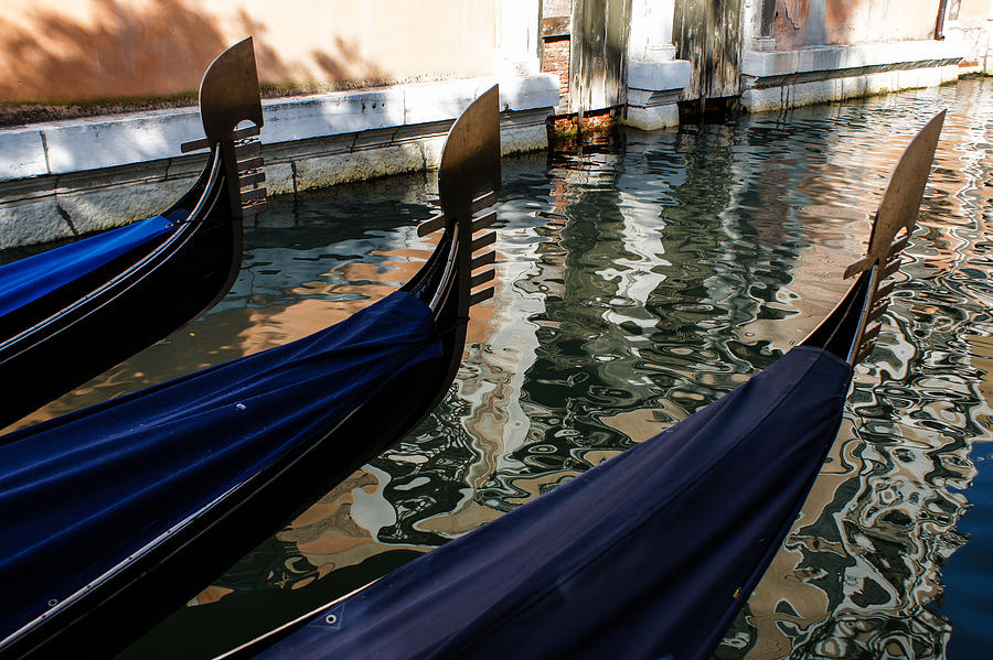 Venetian Gondolas Photograph by Georgia Mizuleva
