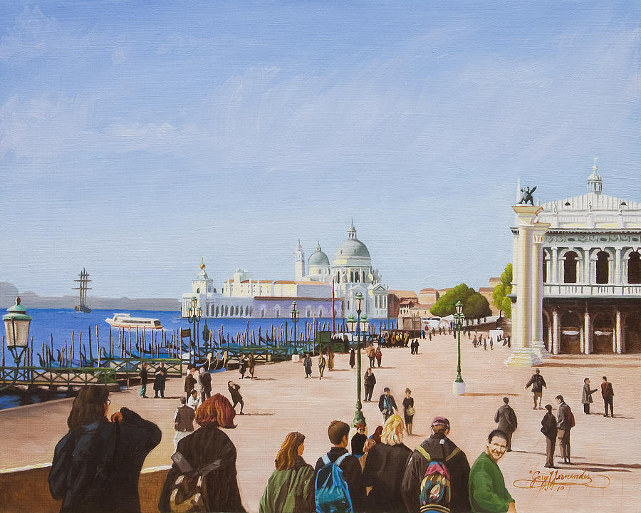 Venetian Holiday Painting by Gary  Hernandez