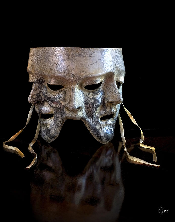 Venetian Mask Photograph by Endre Balogh