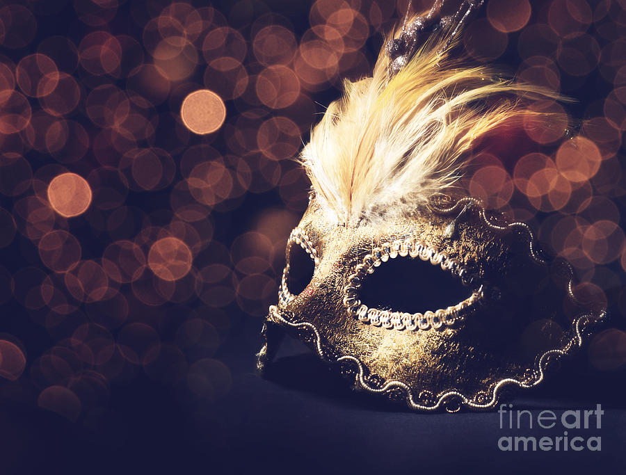Fantasy Photograph - Venetian Mask by Jelena Jovanovic