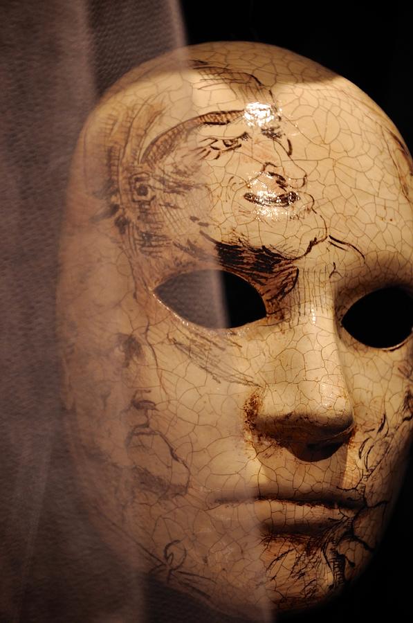 Venetian mask Photograph by Matt MacMillan