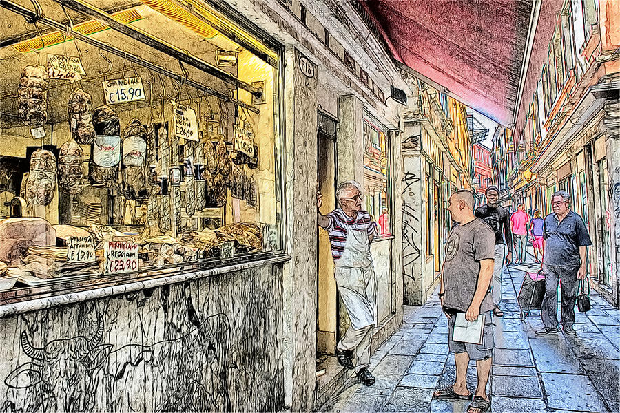 Venetian Shopkeeper  Photograph by Wade Aiken