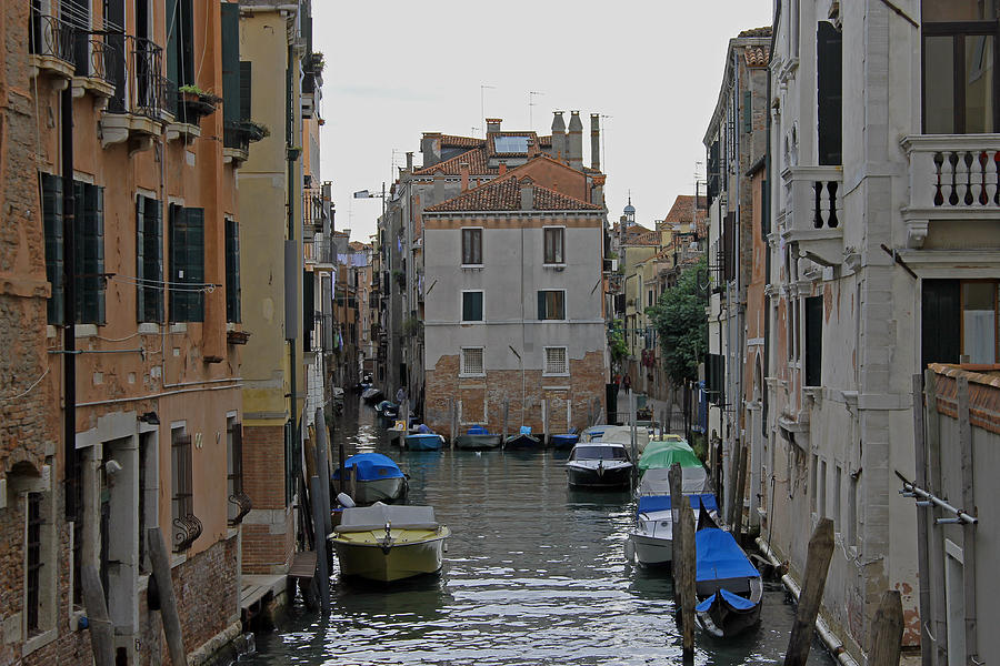 Venetian Side Street Photograph by Tony Murtagh