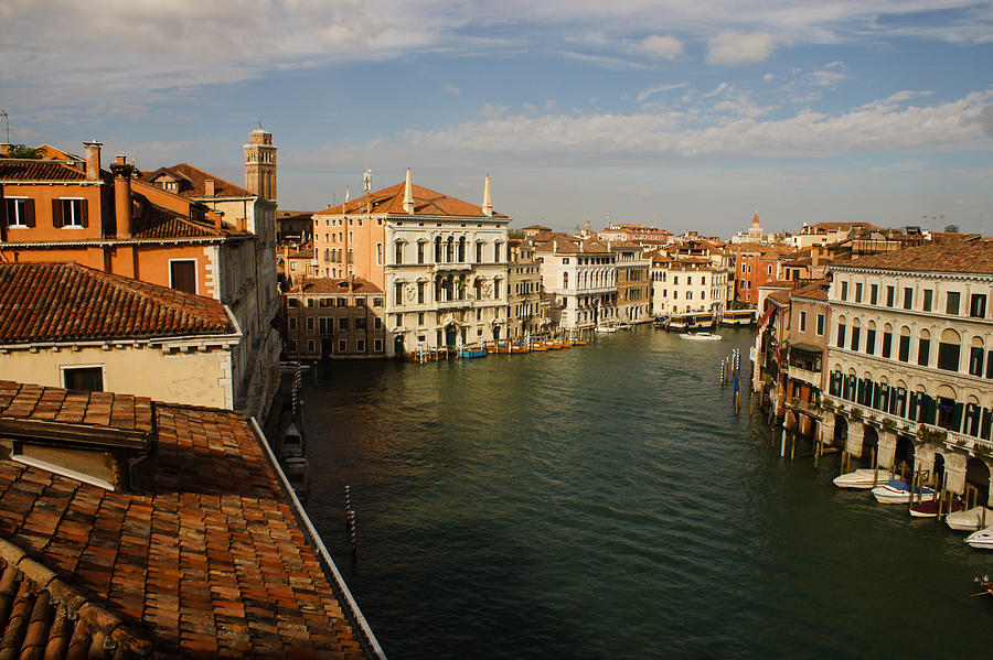 Venetian View of the Grand Canal  Photograph by Georgia Mizuleva
