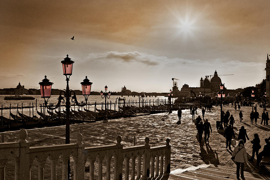 Venezia in Sepia Photograph by Sonny Marcyan