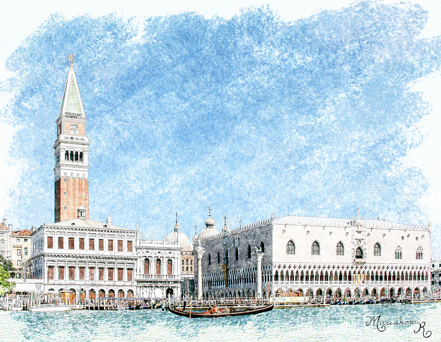 Venezia Digital Art - Venezia by Mariarosa Rockefeller