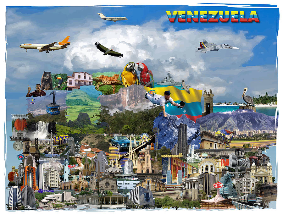 Venezuela Digital Art by Luis Blanco - Pixels