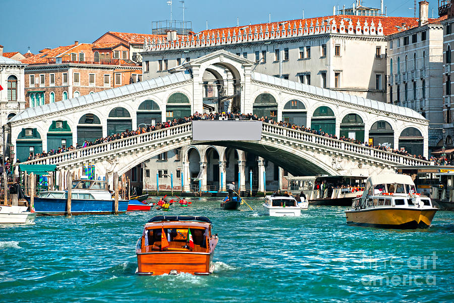Venice - Rialto Bridge Photograph by Luciano Mortula - Fine Art America