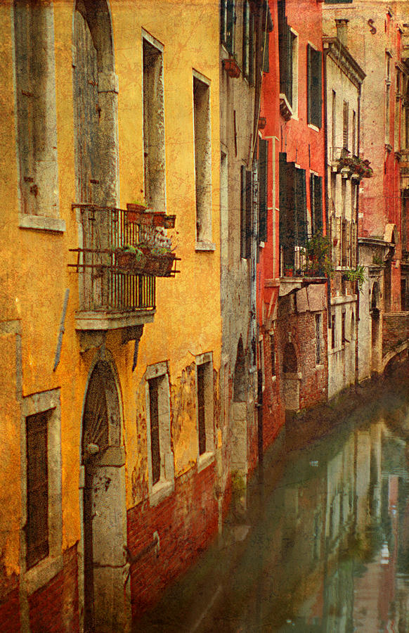 A Quiet Venice Neighborhood Photograph by Suzanne Powers