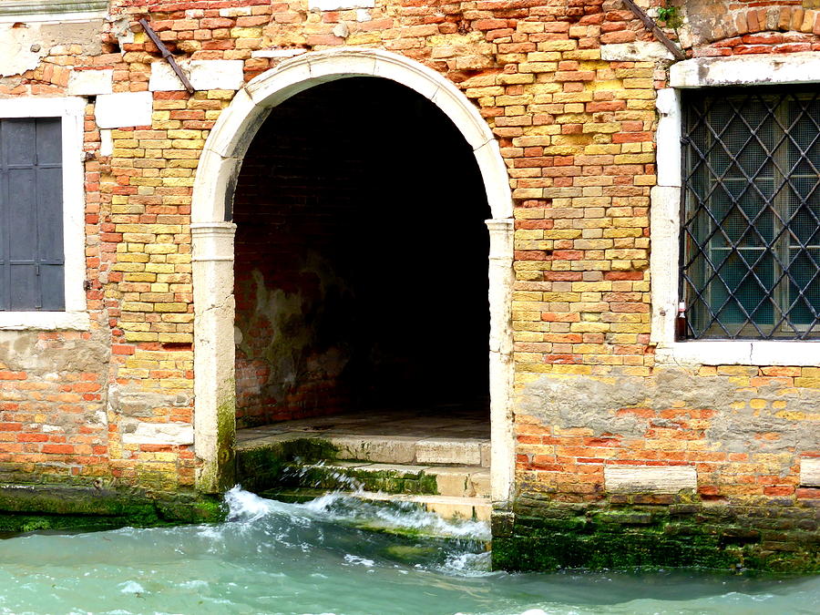 Venice Photograph - Venice Archway by Bishopston Fine Art
