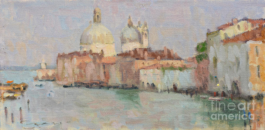 Venice at Dusk Painting by Jerry Fresia